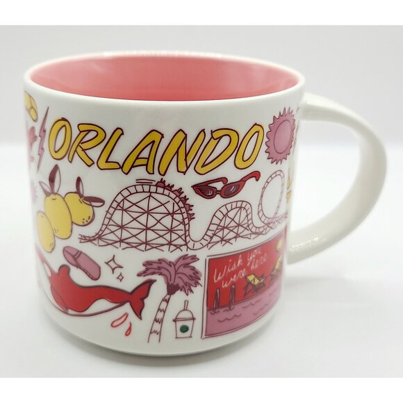 Starbucks Been There Series Orlando Mug 14 Oz Collectible Ceramic Cup NWT - Picture 1 of 8